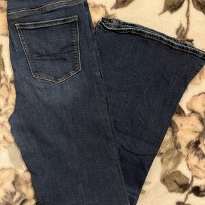American Eagle Super hi rise flare 12 long